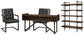Ashley Express - Starmore Home Office Desk with Chair and Storage at Towne & Country Furniture (AL) furniture, home furniture, home decor, sofa, bedding