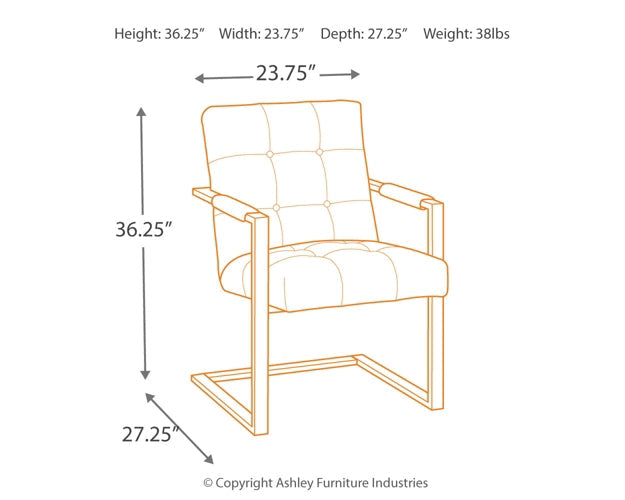 Ashley Express - Starmore Home Office Desk with Chair at Towne & Country Furniture (AL) furniture, home furniture, home decor, sofa, bedding