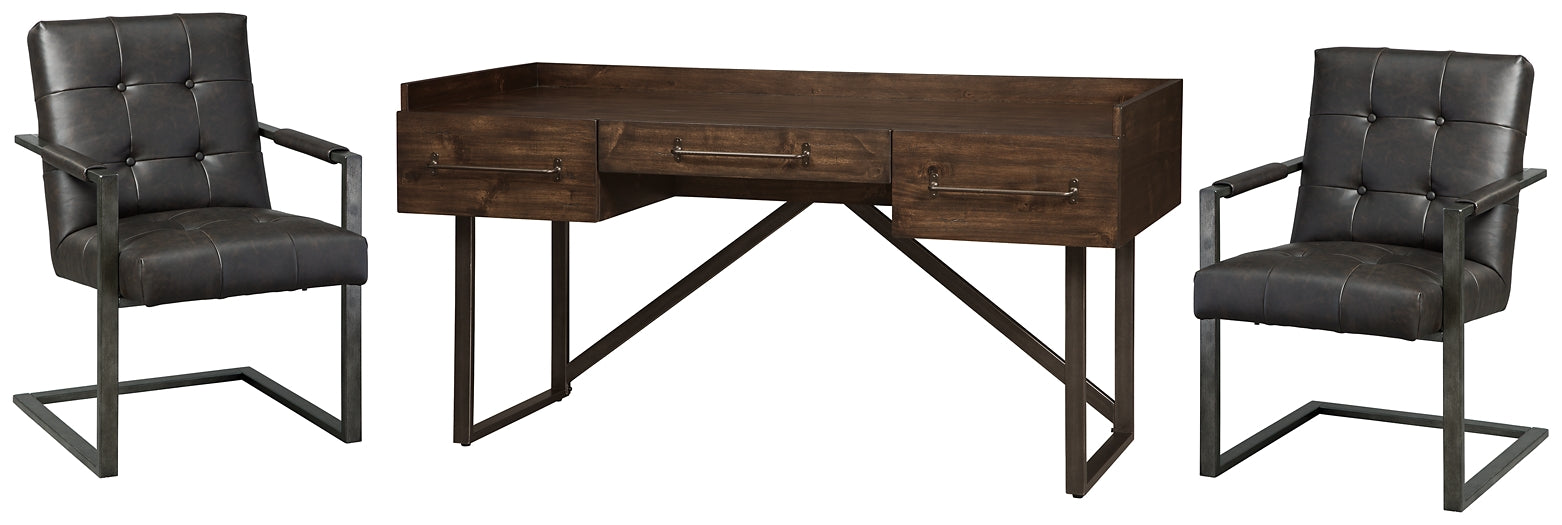 Ashley Express - Starmore Home Office Desk with Chair at Towne & Country Furniture (AL) furniture, home furniture, home decor, sofa, bedding