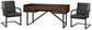 Ashley Express - Starmore Home Office Desk with Chair at Towne & Country Furniture (AL) furniture, home furniture, home decor, sofa, bedding