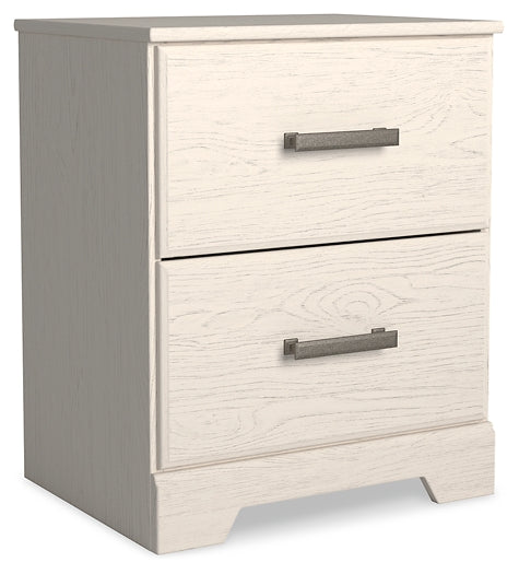 Ashley Express - Stelsie Two Drawer Night Stand at Towne & Country Furniture (AL) furniture, home furniture, home decor, sofa, bedding
