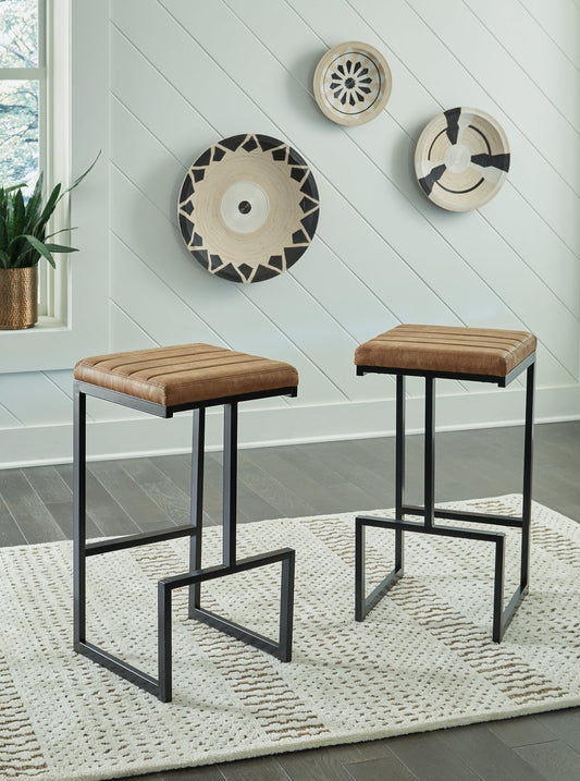 Ashley Express - Strumford Bar Height Bar Stool (Set of 2) at Towne & Country Furniture (AL) furniture, home furniture, home decor, sofa, bedding