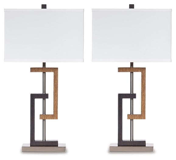 Ashley Express - Syler Poly Table Lamp (2/CN) at Towne & Country Furniture (AL) furniture, home furniture, home decor, sofa, bedding