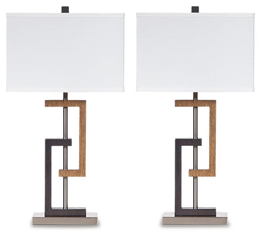 Ashley Express - Syler Poly Table Lamp (2/CN) at Towne & Country Furniture (AL) furniture, home furniture, home decor, sofa, bedding