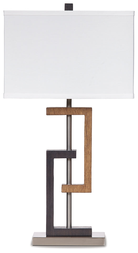 Ashley Express - Syler Poly Table Lamp (2/CN) at Towne & Country Furniture (AL) furniture, home furniture, home decor, sofa, bedding