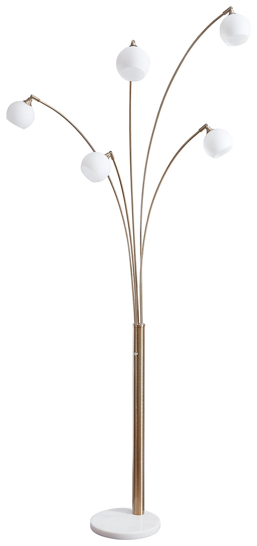 Ashley Express - Taliya Metal Arc Lamp (1/CN) at Towne & Country Furniture (AL) furniture, home furniture, home decor, sofa, bedding