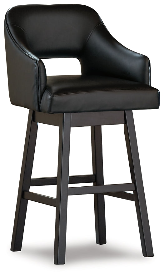 Ashley Express - Tallenger Bar Height Bar Stool (Set of 2) at Towne & Country Furniture (AL) furniture, home furniture, home decor, sofa, bedding