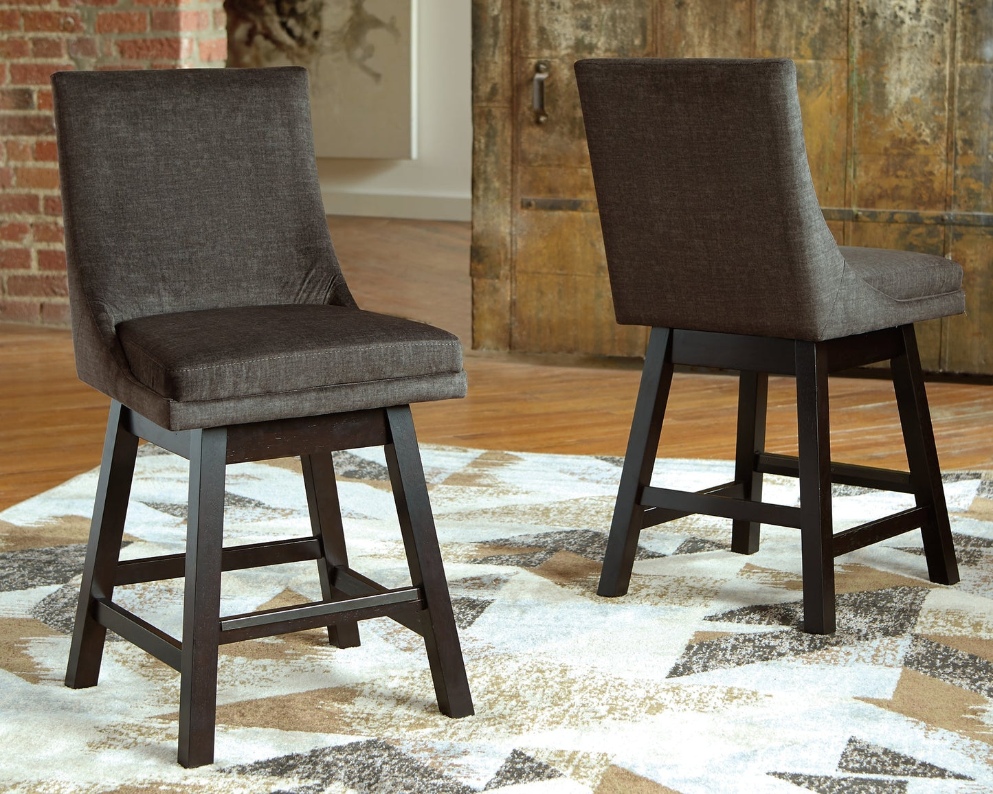 Ashley Express - Tallenger Counter Height Bar Stool (Set of 2) at Towne & Country Furniture (AL) furniture, home furniture, home decor, sofa, bedding