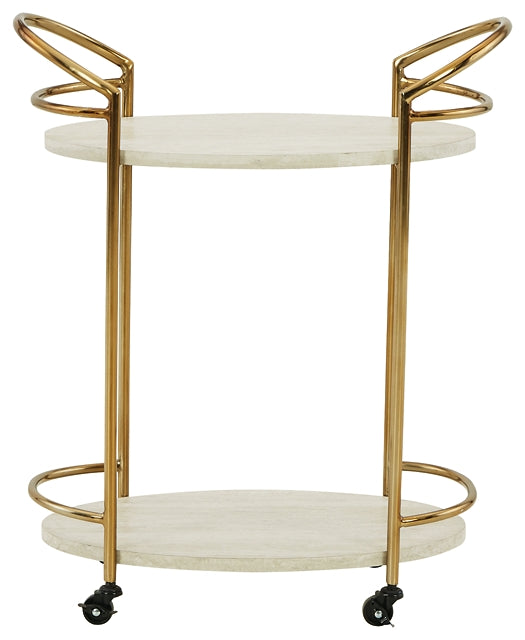 Ashley Express - Tarica Bar Cart at Towne & Country Furniture (AL) furniture, home furniture, home decor, sofa, bedding