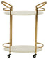 Ashley Express - Tarica Bar Cart at Towne & Country Furniture (AL) furniture, home furniture, home decor, sofa, bedding