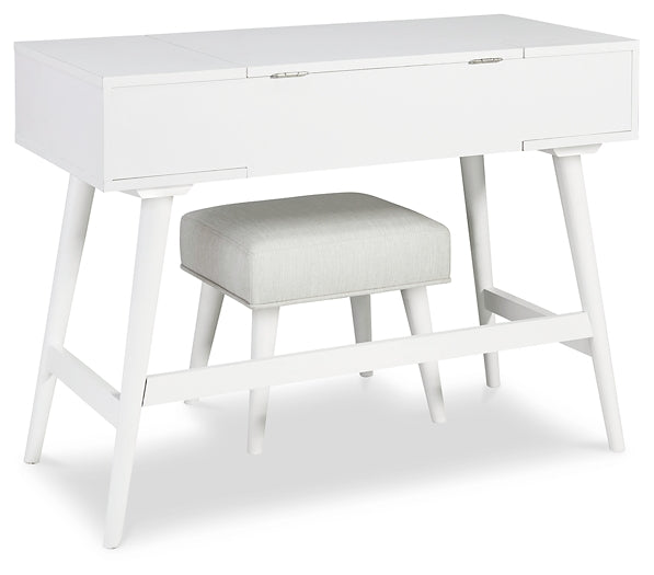 Ashley Express - Thadamere Vanity/UPH Stool (2/CN) at Towne & Country Furniture (AL) furniture, home furniture, home decor, sofa, bedding
