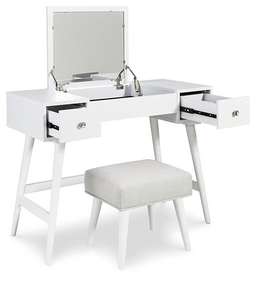 Ashley Express - Thadamere Vanity/UPH Stool (2/CN) at Towne & Country Furniture (AL) furniture, home furniture, home decor, sofa, bedding