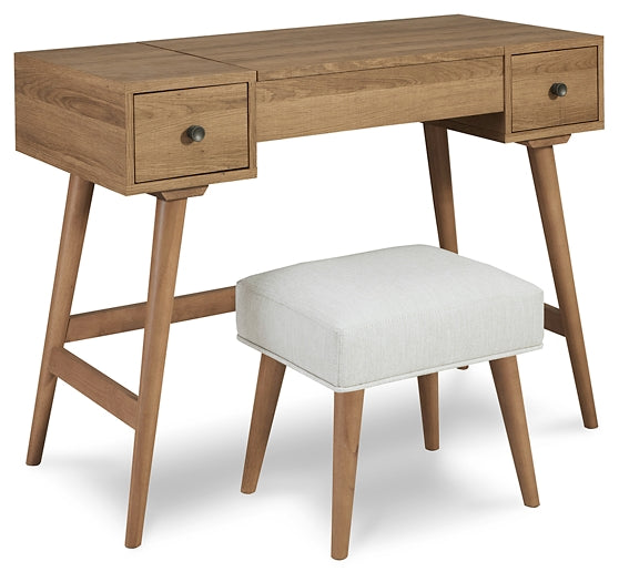 Ashley Express - Thadamere Vanity/UPH Stool (2/CN) at Towne & Country Furniture (AL) furniture, home furniture, home decor, sofa, bedding
