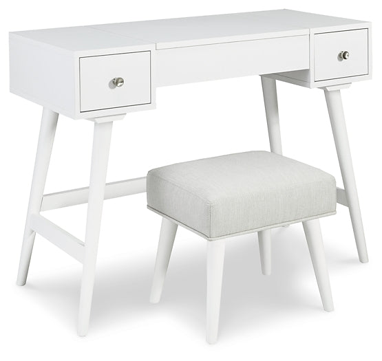 Ashley Express - Thadamere Vanity/UPH Stool (2/CN) at Towne & Country Furniture (AL) furniture, home furniture, home decor, sofa, bedding