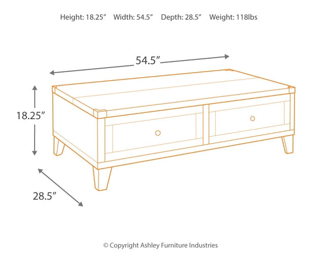 Ashley Express - Todoe Lift Top Cocktail Table at Towne & Country Furniture (AL) furniture, home furniture, home decor, sofa, bedding