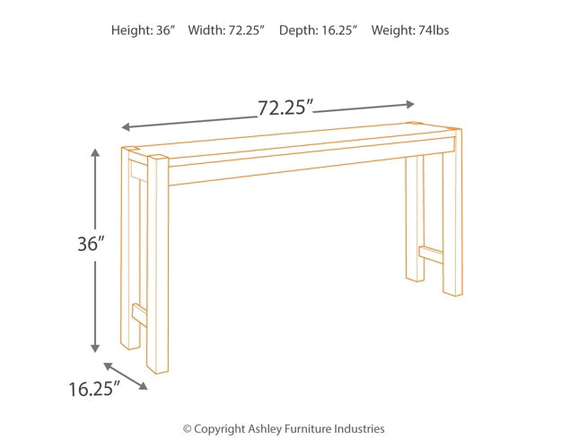 Ashley Express - Torjin Long Counter Table at Towne & Country Furniture (AL) furniture, home furniture, home decor, sofa, bedding