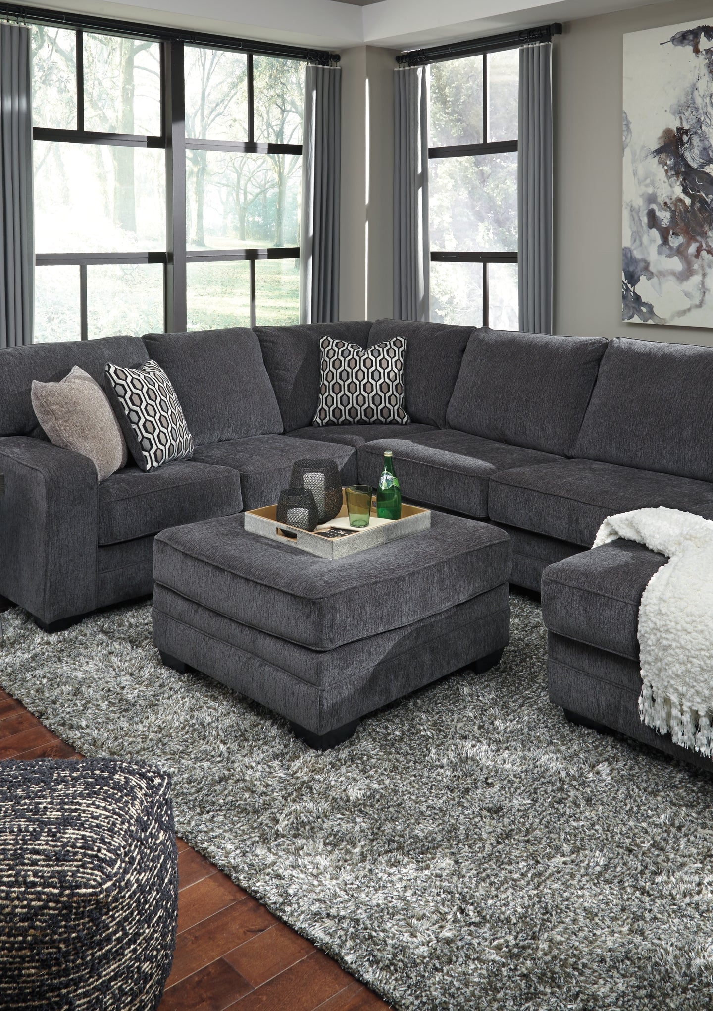 Ashley Express - Tracling Oversized Accent Ottoman at Towne & Country Furniture (AL) furniture, home furniture, home decor, sofa, bedding