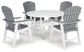 Ashley Express - Transville Outdoor Dining Table and 4 Chairs at Towne & Country Furniture (AL) furniture, home furniture, home decor, sofa, bedding