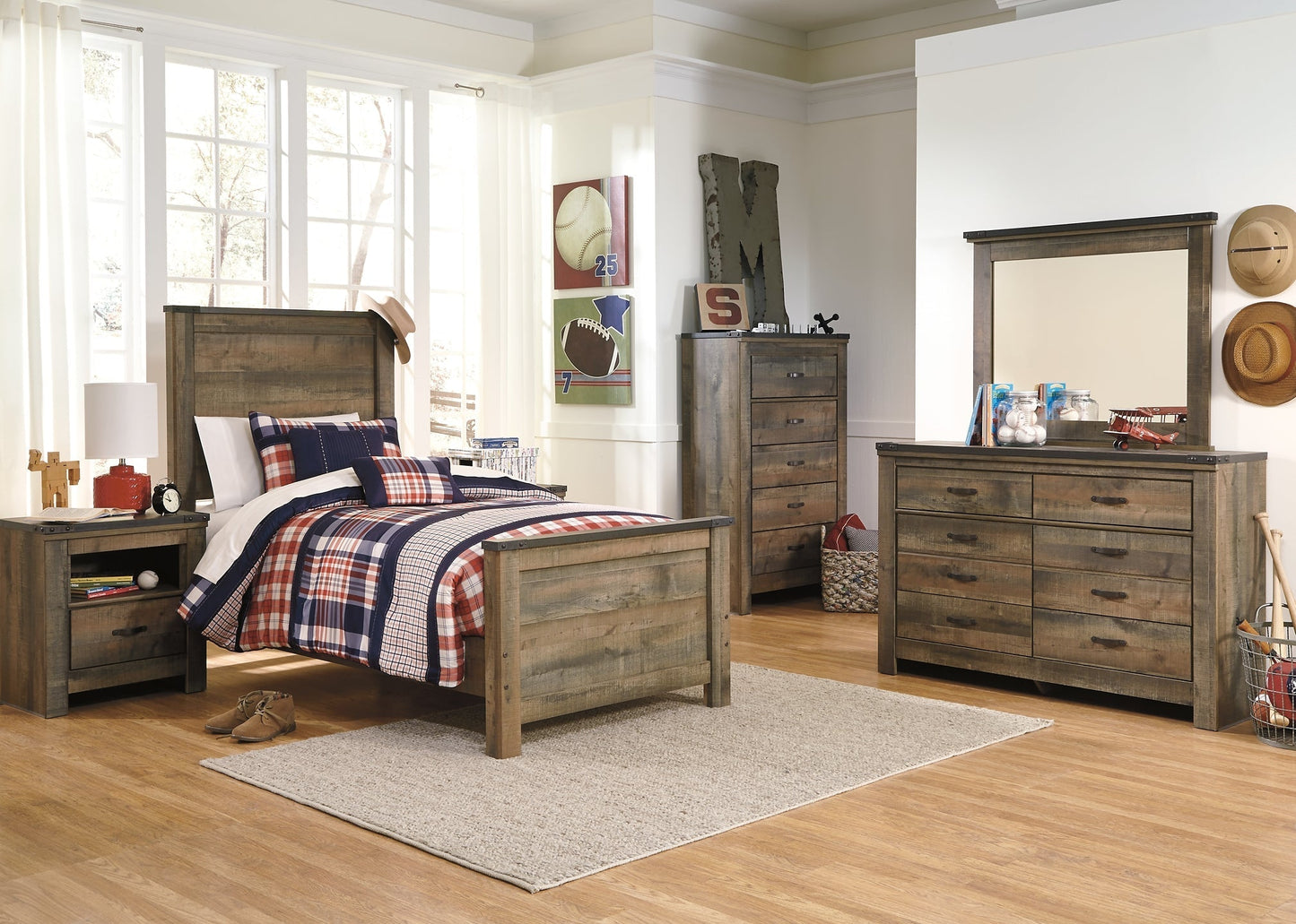 Ashley Express - Trinell One Drawer Night Stand at Towne & Country Furniture (AL) furniture, home furniture, home decor, sofa, bedding
