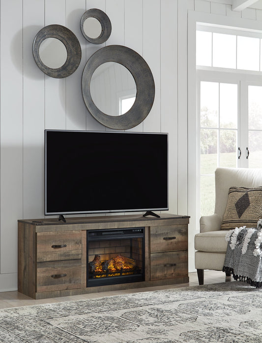 Ashley Express - Trinell TV Stand with Electric Fireplace at Towne & Country Furniture (AL) furniture, home furniture, home decor, sofa, bedding