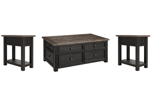 Ashley Express - Tyler Creek Coffee Table with 2 End Tables at Towne & Country Furniture (AL) furniture, home furniture, home decor, sofa, bedding