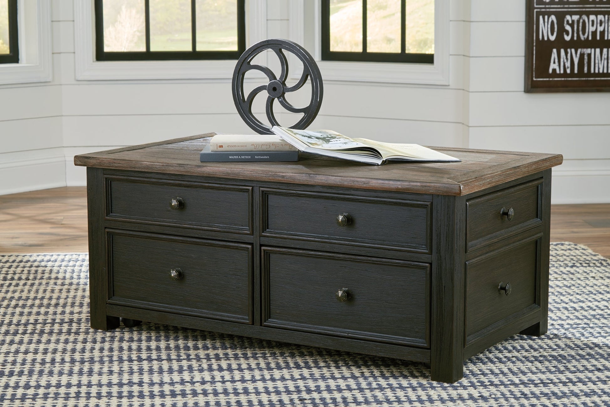 Ashley Express - Tyler Creek Coffee Table with 2 End Tables at Towne & Country Furniture (AL) furniture, home furniture, home decor, sofa, bedding