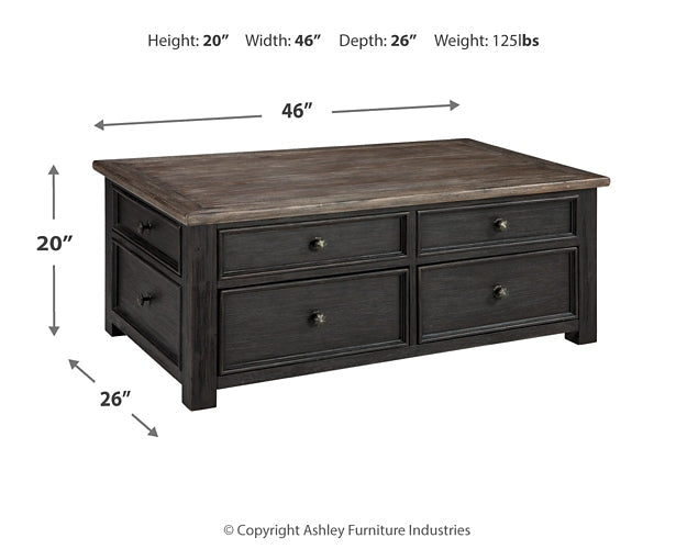 Ashley Express - Tyler Creek Lift Top Cocktail Table at Towne & Country Furniture (AL) furniture, home furniture, home decor, sofa, bedding