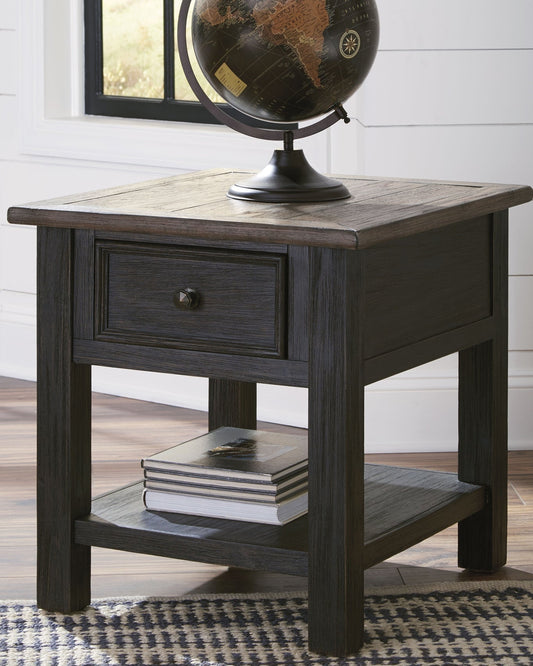 Ashley Express - Tyler Creek Rectangular End Table at Towne & Country Furniture (AL) furniture, home furniture, home decor, sofa, bedding