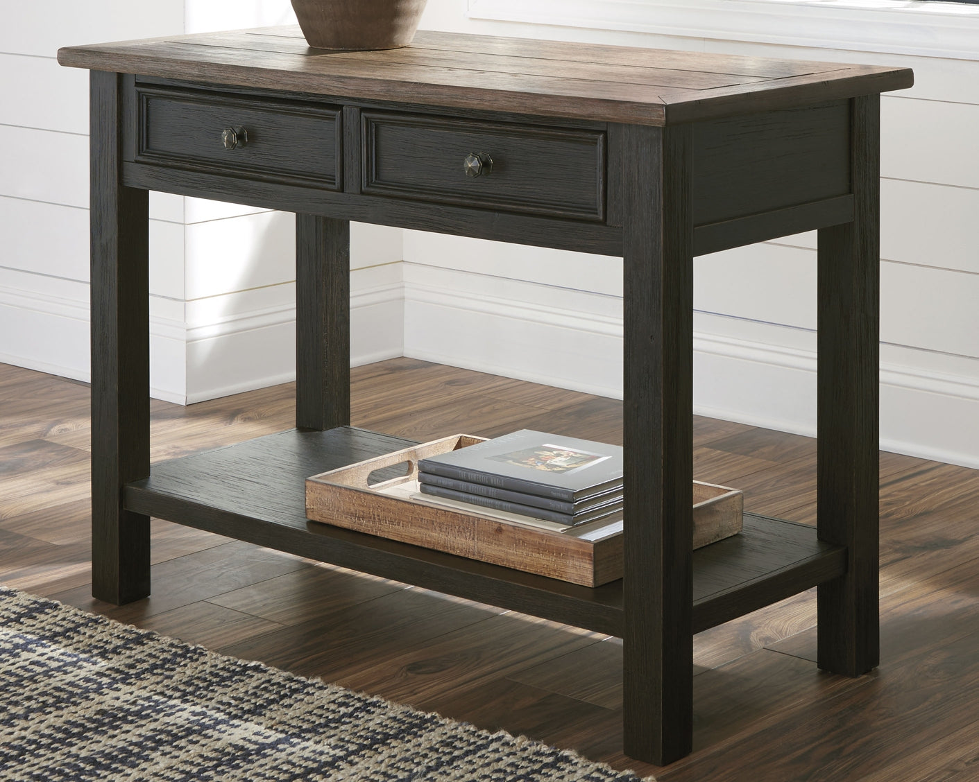 Ashley Express - Tyler Creek Sofa Table at Towne & Country Furniture (AL) furniture, home furniture, home decor, sofa, bedding
