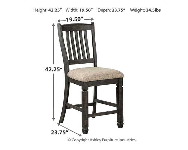 Ashley Express - Tyler Creek Upholstered Barstool (2/CN) at Towne & Country Furniture (AL) furniture, home furniture, home decor, sofa, bedding
