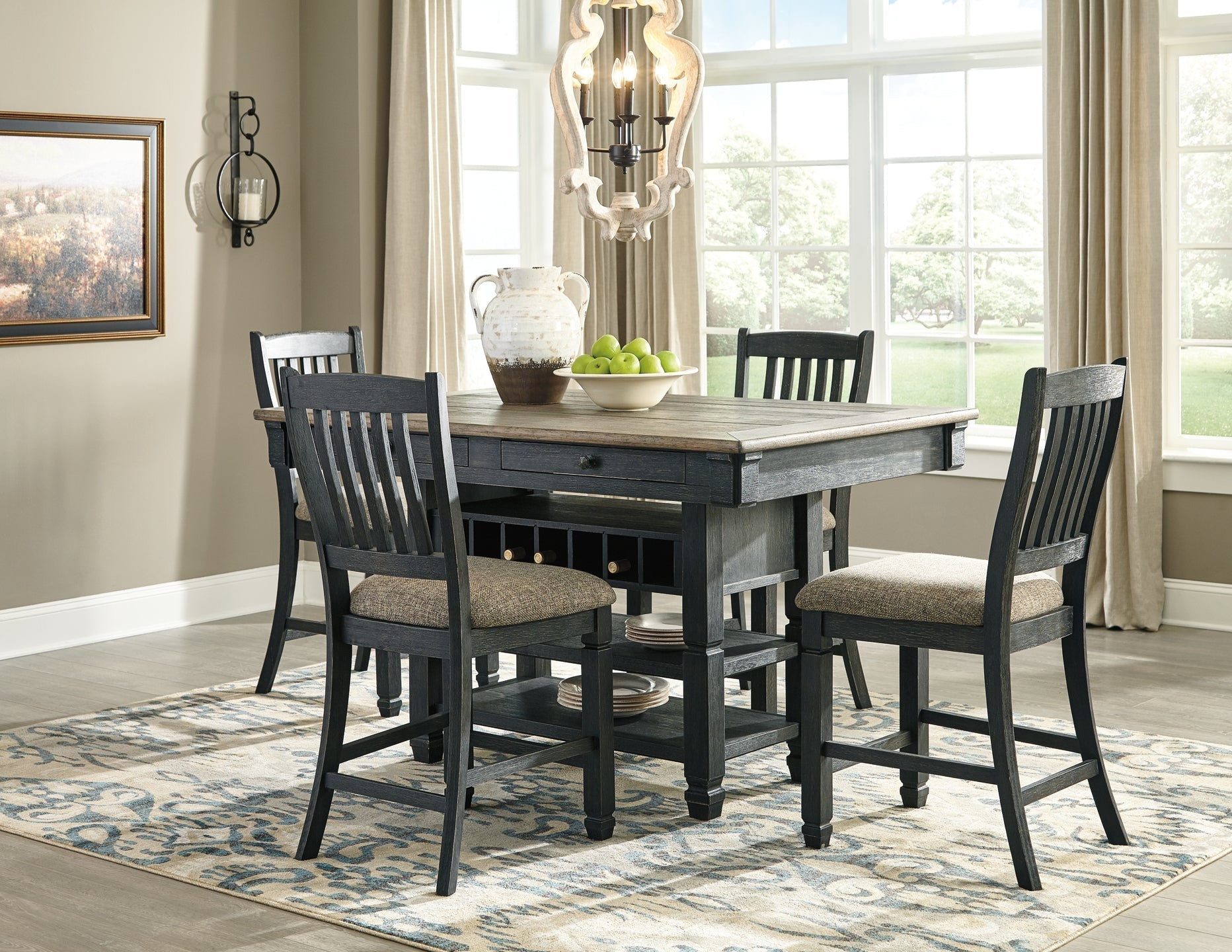 Ashley Express - Tyler Creek Upholstered Barstool (2/CN) at Towne & Country Furniture (AL) furniture, home furniture, home decor, sofa, bedding