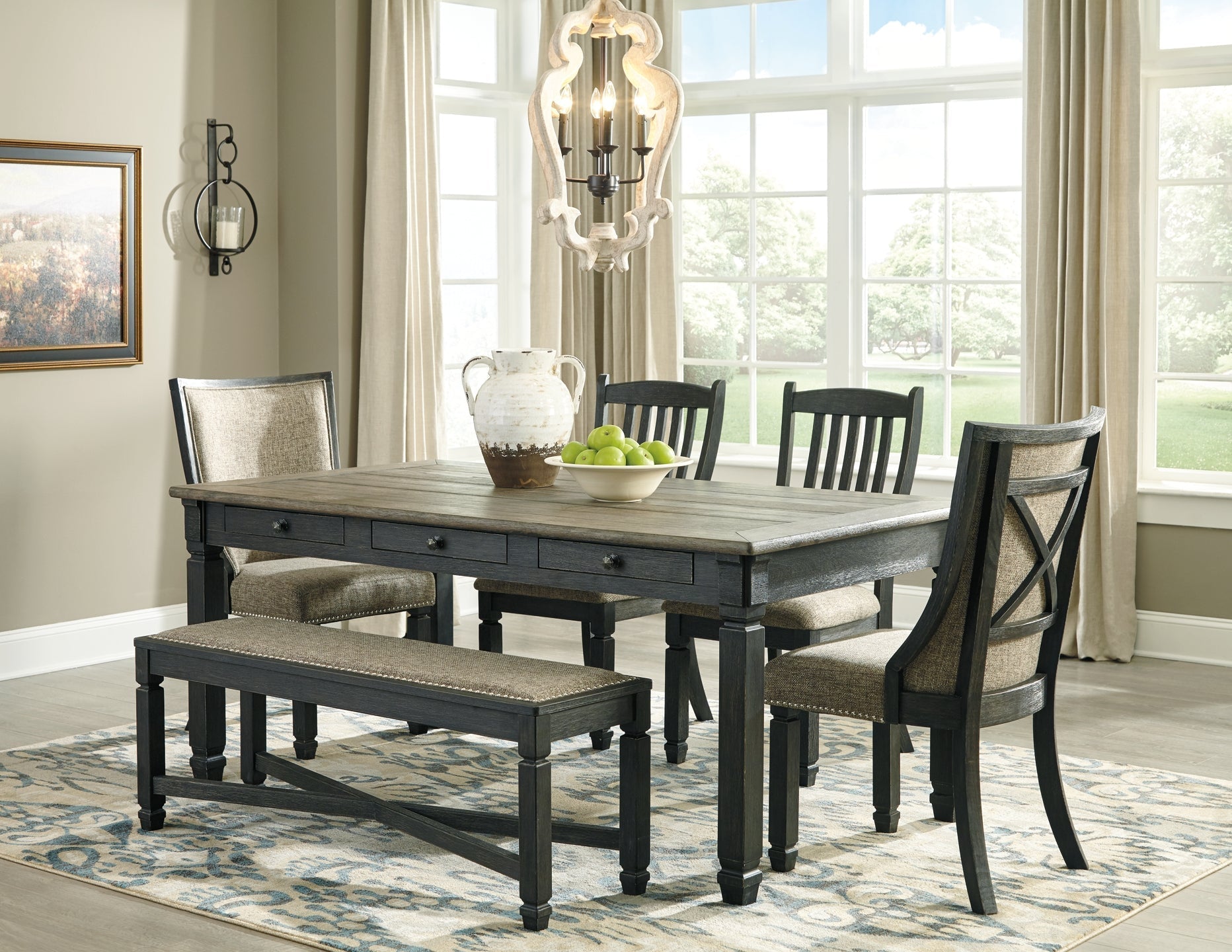 Ashley Express - Tyler Creek Upholstered Bench at Towne & Country Furniture (AL) furniture, home furniture, home decor, sofa, bedding