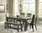 Ashley Express - Tyler Creek Upholstered Bench at Towne & Country Furniture (AL) furniture, home furniture, home decor, sofa, bedding