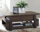 Ashley Express - Vailbry Lift Top Cocktail Table at Towne & Country Furniture (AL) furniture, home furniture, home decor, sofa, bedding