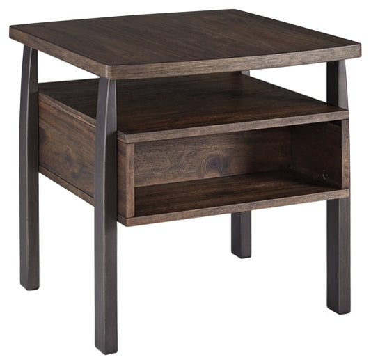 Ashley Express - Vailbry Rectangular End Table at Towne & Country Furniture (AL) furniture, home furniture, home decor, sofa, bedding