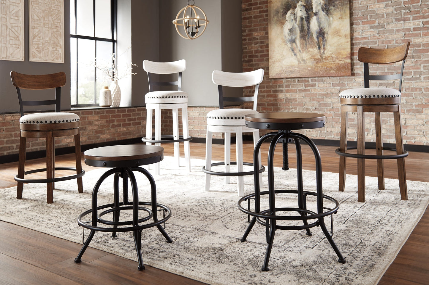 Ashley Express - Valebeck Counter Height Bar Stool (Set of 2) at Towne & Country Furniture (AL) furniture, home furniture, home decor, sofa, bedding