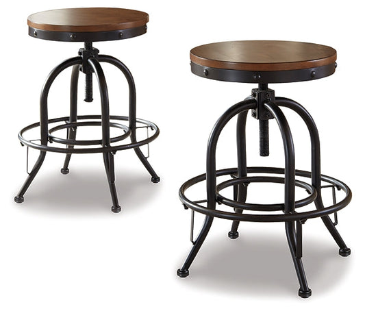 Ashley Express - Valebeck Counter Height Bar Stool (Set of 2) at Towne & Country Furniture (AL) furniture, home furniture, home decor, sofa, bedding