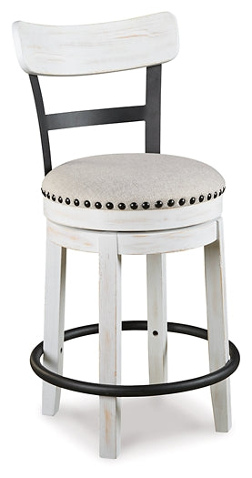 Ashley Express - Valebeck Counter Height Dining Table and 2 Barstools at Towne & Country Furniture (AL) furniture, home furniture, home decor, sofa, bedding