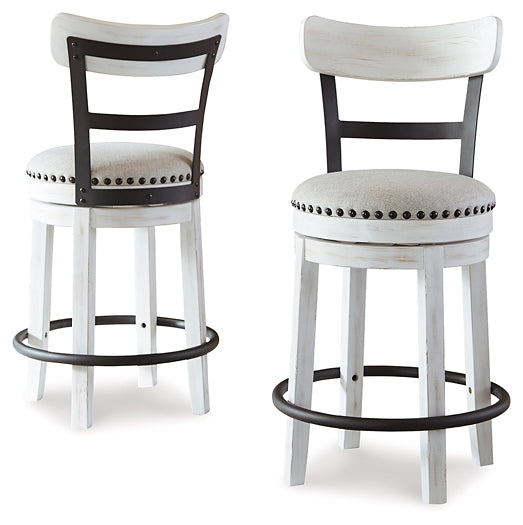 Ashley Express - Valebeck Counter Height Dining Table and 2 Barstools at Towne & Country Furniture (AL) furniture, home furniture, home decor, sofa, bedding