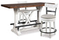 Ashley Express - Valebeck Counter Height Dining Table and 2 Barstools at Towne & Country Furniture (AL) furniture, home furniture, home decor, sofa, bedding
