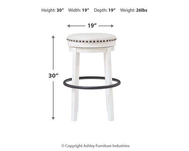 Ashley Express - Valebeck Tall UPH Swivel Stool (1/CN) at Towne & Country Furniture (AL) furniture, home furniture, home decor, sofa, bedding