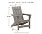 Ashley Express - Visola Adirondack Chair at Towne & Country Furniture (AL) furniture, home furniture, home decor, sofa, bedding