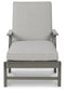 Ashley Express - Visola Chaise Lounge with Cushion at Towne & Country Furniture (AL) furniture, home furniture, home decor, sofa, bedding