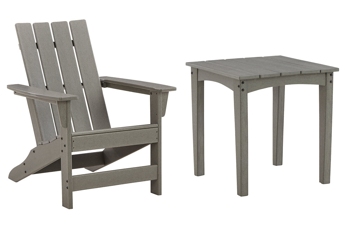 Ashley Express - Visola Outdoor Adirondack Chair and End Table at Towne & Country Furniture (AL) furniture, home furniture, home decor, sofa, bedding