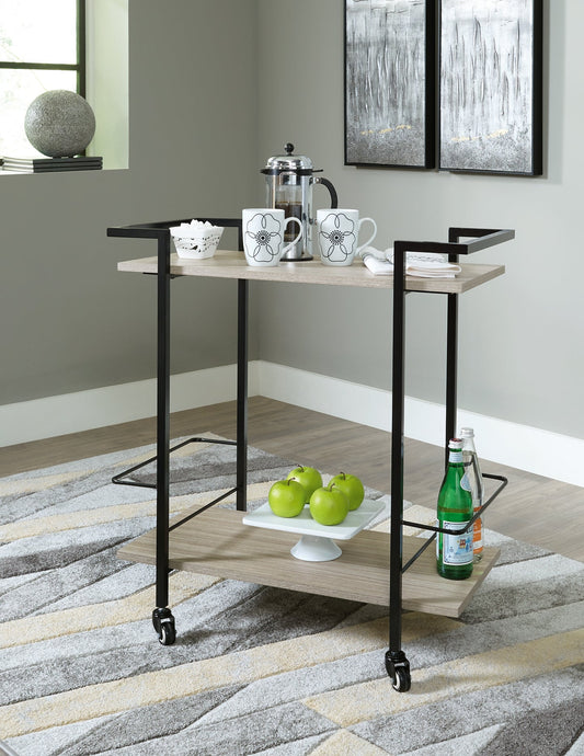 Ashley Express - Waylowe Bar Cart at Towne & Country Furniture (AL) furniture, home furniture, home decor, sofa, bedding