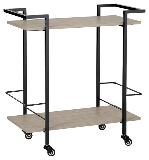 Ashley Express - Waylowe Bar Cart at Towne & Country Furniture (AL) furniture, home furniture, home decor, sofa, bedding