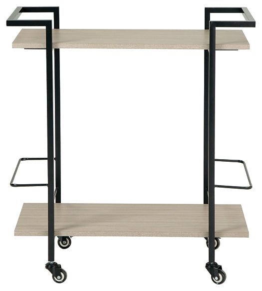 Ashley Express - Waylowe Bar Cart at Towne & Country Furniture (AL) furniture, home furniture, home decor, sofa, bedding