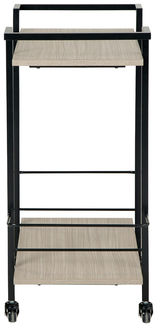 Ashley Express - Waylowe Bar Cart at Towne & Country Furniture (AL) furniture, home furniture, home decor, sofa, bedding