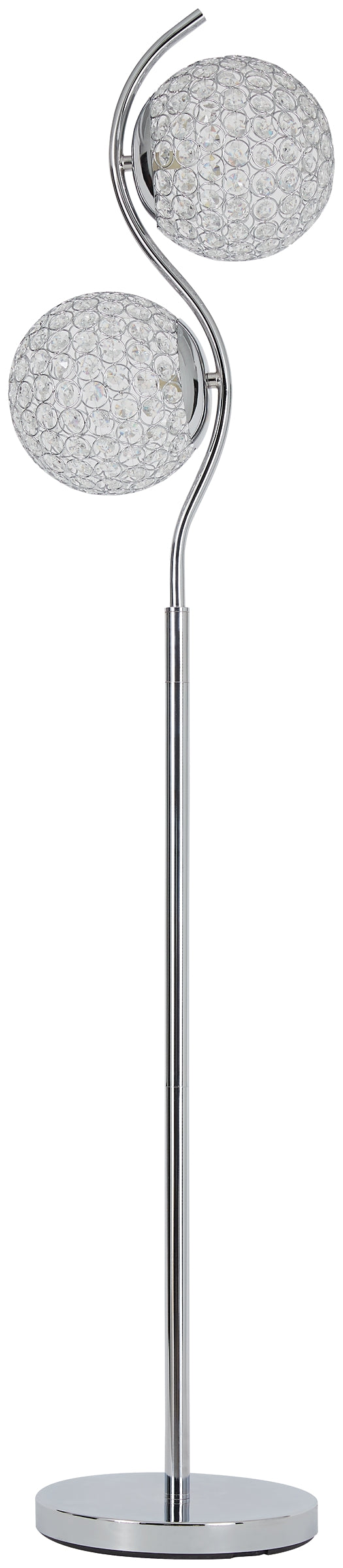 Ashley Express - Winter Metal Floor Lamp (1/CN) at Towne & Country Furniture (AL) furniture, home furniture, home decor, sofa, bedding