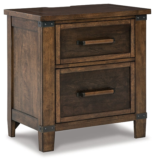 Ashley Express - Wyattfield Two Drawer Night Stand at Towne & Country Furniture (AL) furniture, home furniture, home decor, sofa, bedding